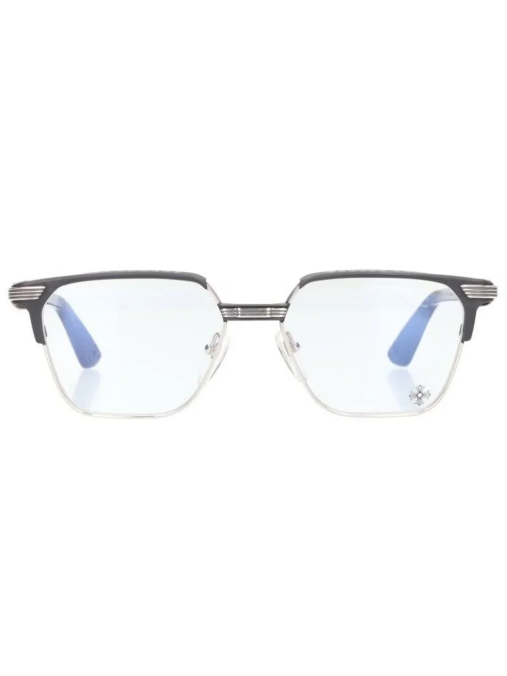 Chrome Hearts Blazin CH Logo Cross Temple Sunglasses 56 Eyewear